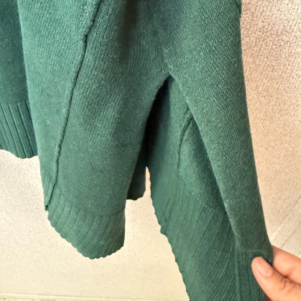 Free People Orion A Line Tunic Women's M lagenlook oversized V neck sweater Nwt - Picture 4 of 5